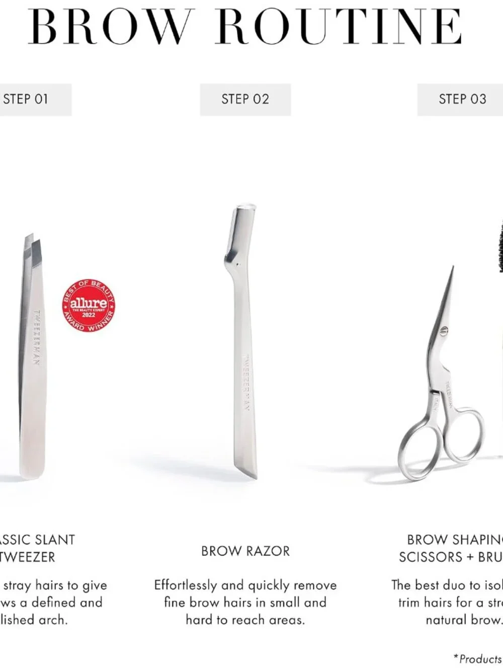 Eyebrow Shaping Scissors & Brush Stainless Steel - Picture 5 of 9